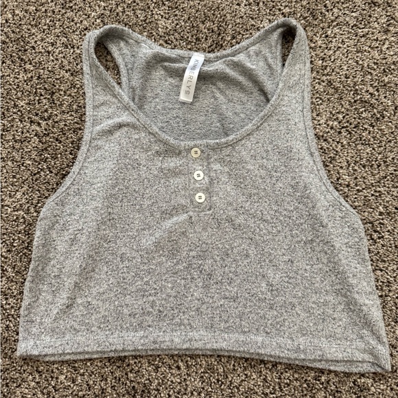 Grey heathered tank top - Picture 1 of 5